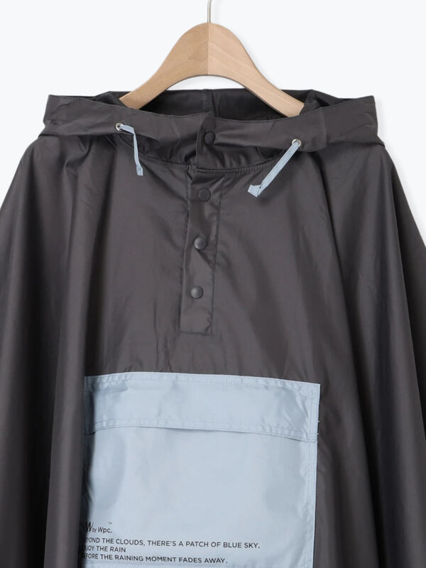 『お値下げ』Hunter ユニセックストラベル パッカブル ポンチョ URO1432LPW-BLK-1_0bfc4aed-a695