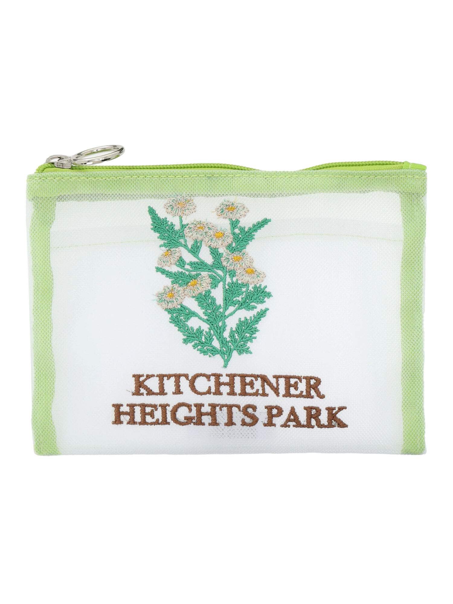 セール】 メッシュフラットポーチ（オフホワイト/ブラック/ブラウン