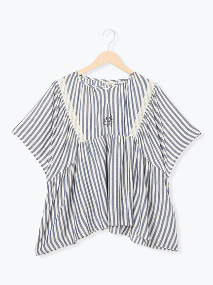 新品　SM2 Home's☆リネンSH刺繍セットアップ ZARA - 新品 ZARA リネン混刺繍セットアップ XS の通販 by