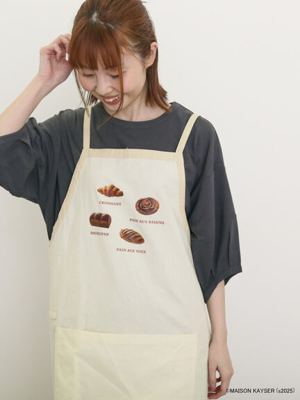 【MAISON KAYSER】プリントエプロン（オフホワイト/ベージュ）｜Samansa Mos2 home's（サマンサモスモスホームズ）通販