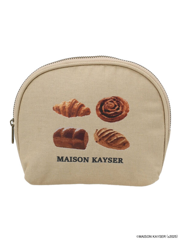 【MAISON KAYSER】ラウンドプリントポーチ（ベージュ）｜Samansa Mos2 home's（サマンサモスモスホームズ）通販