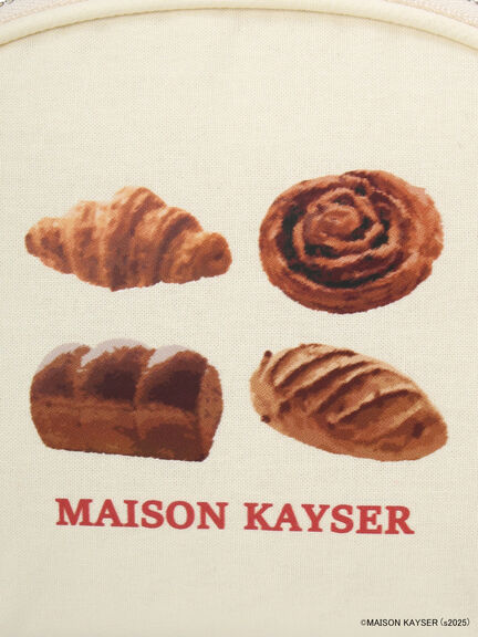 【MAISON KAYSER】ラウンドプリントポーチ（オフホワイト/ベージュ）｜Samansa Mos2 home's（サマンサモスモスホームズ）通販