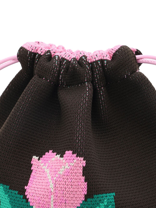 7mi922123さま専用おまとめ ジャガード巾着（ブラック/レッド/サックスブルー/バッグ/バッグ