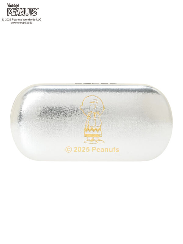 セール】 【PEANUTS】マルチケース コンパクトミラーケース（シルバー