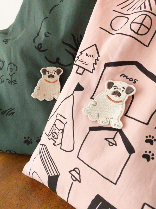 セール】 【yukino×SamansaMos2home's】ブローチ付バッグ（ピンク