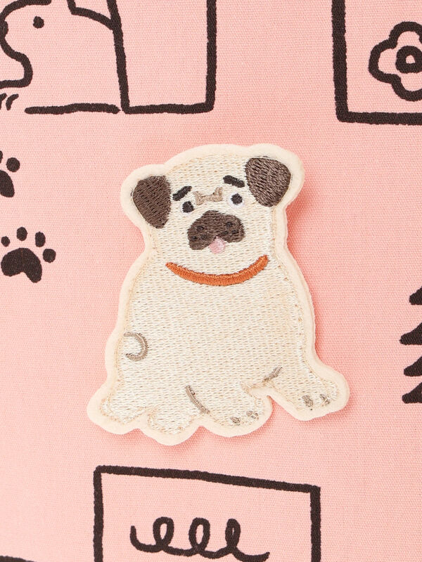 セール】 【yukino×SamansaMos2home's】ブローチ付バッグ（ピンク