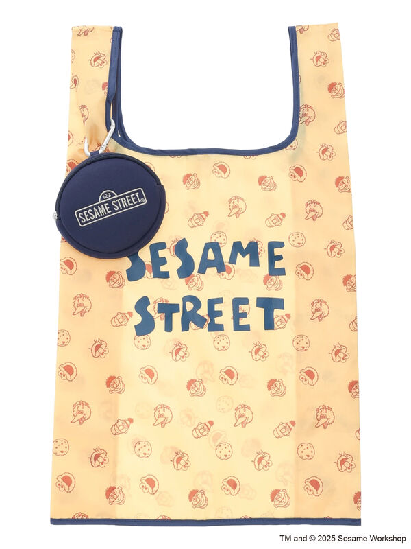 【SESAME STREET meets Samansa Mos2 home's】ポーチ付きエコバッグ（イエロー）｜Samansa Mos2 home's（サマンサモスモスホームズ）通販