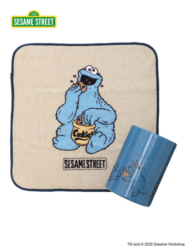 【SESAME STREET meets Samansa Mos2 home's】ケース入りハンカチ（ブルー）｜Samansa Mos2 home's（サマンサモスモスホームズ）通販