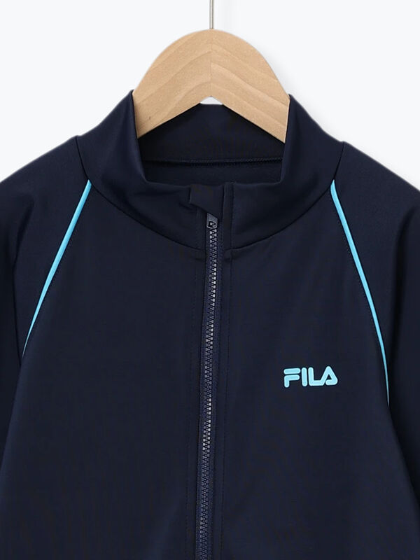 長袖フルZIPラッシュガード（ホワイト/サックスブルー/パープル/雑貨